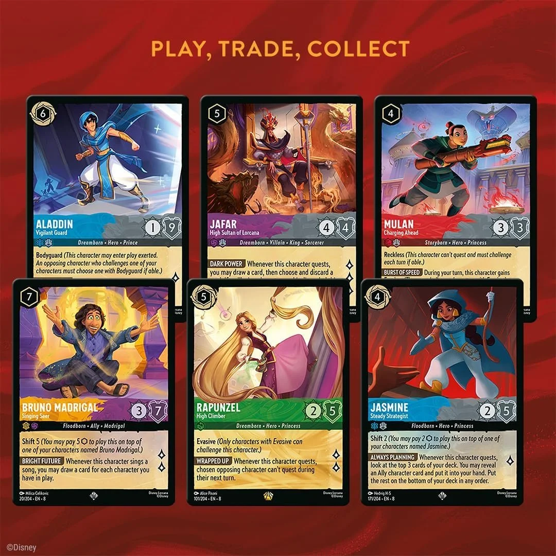 Disney Lorcana - Reign of Jafar Trading Card Game Collection on